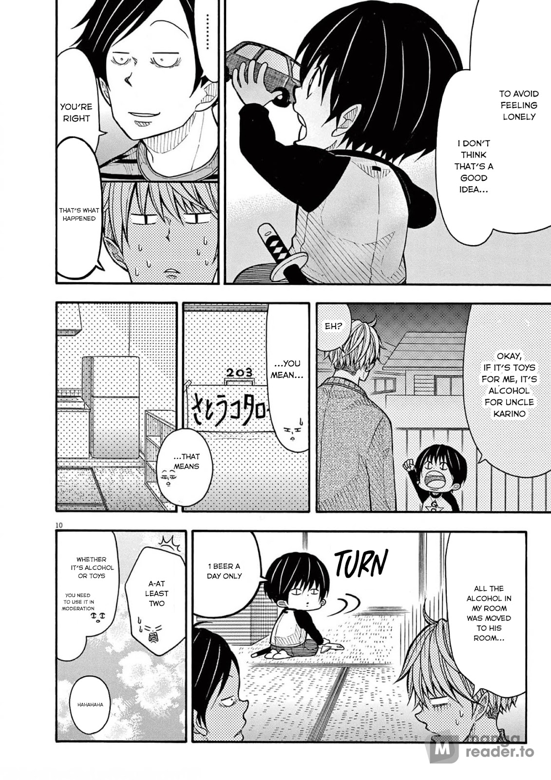 Kotaro Lives Alone, Chapter 152 image 010